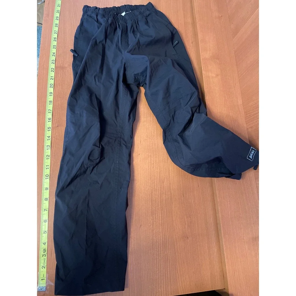 REI Kids Pants Elements Rain Hiking Outdoor Size S (8) Black